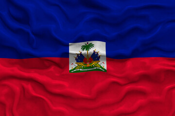 National flag  of Haiti. Background  with flag  of Haiti