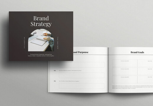 Brand Strategy Worbook Template Landscape