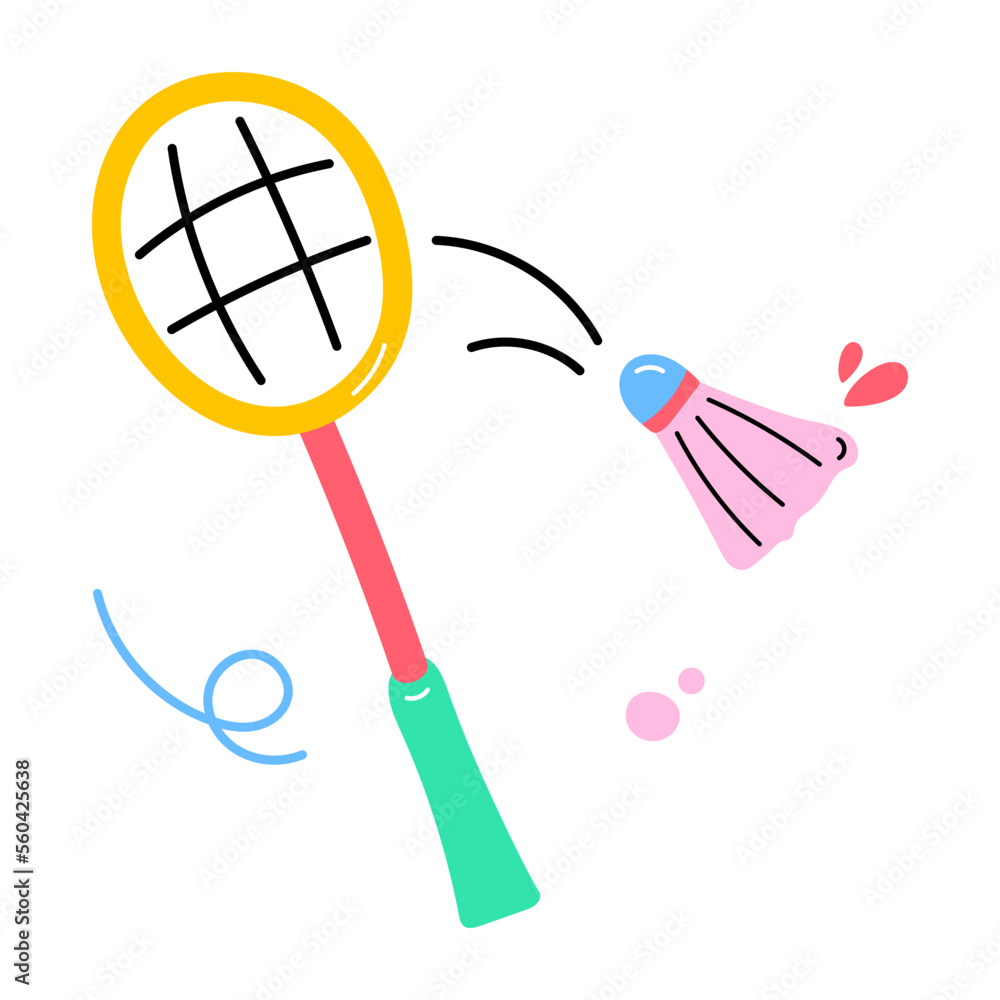 Sticker Badminton 