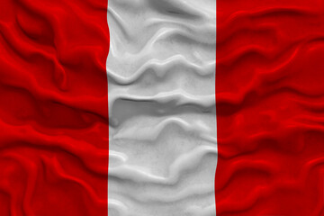 National flag of Peru. Background  with flag of Peru.
