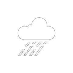 logo vector rain template design