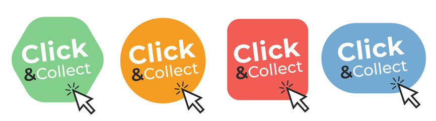 click and collect - obrazy, fototapety, plakaty