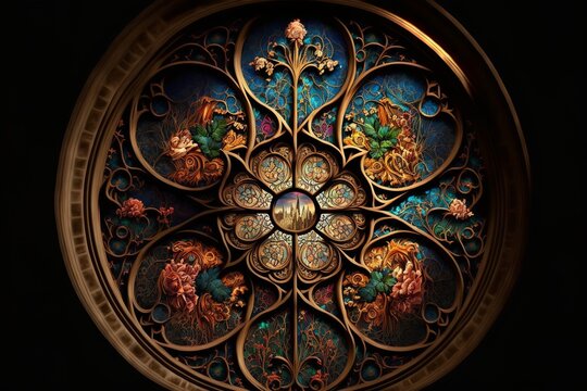 wonderful rose window