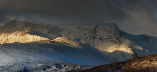 sunrise over the mountains