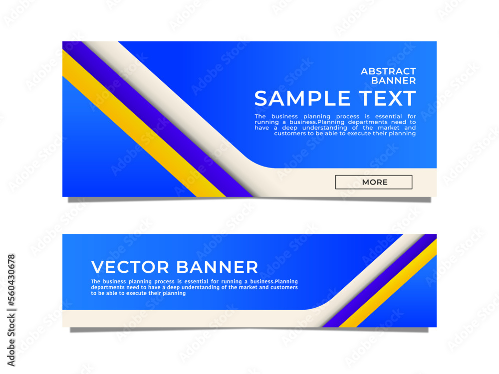 Poster abstract banner background or header stock vector template