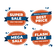 Obraz premium Special offer sale banner element collection set