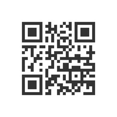 QR code icon. Example of quick responce matrix barcode in square grid. Mobile phone camera readable digital label with info data isolated on white background. Vector graphic illustration