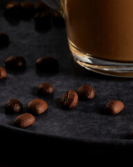 Taza de café con leche. / Cup of coffee with milk 