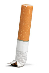 Cigarette butt Isolated