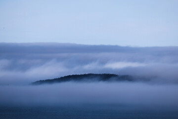 Ocean Islands in a morning mist