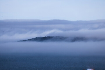 Ocean Islands in a morning mist