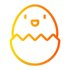 chocolate egg icon