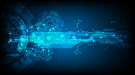 Fototapeta premium abstract background image network circuit board concept and sci-fi technology