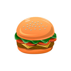 Burger Vector Illustration