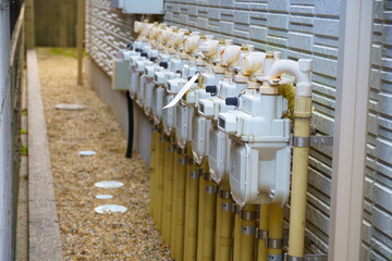 マンションの水道メーター