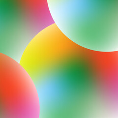 Abstract background multicolor gradient shape