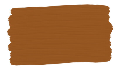 Abstract brown paint brushstroke illustration