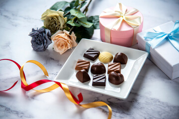 チョコレート　バレンタインイメージ
