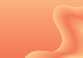 Abstract gradient colorful background vector template with fluid shapes