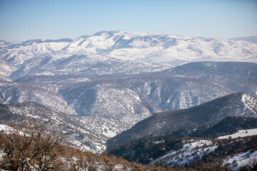 winter mountain landscape