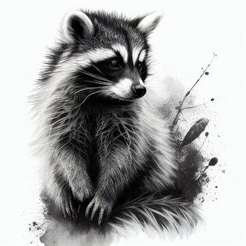 Raccoon Sketch