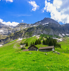 Gebirgslandschaft auf der Schwägalp, Schweiz