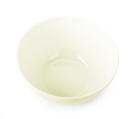 empty bowl isolated on white background.