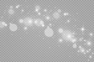 Brilliant gold dust vector shine. Glittering shiny ornaments for background. Vector illustration.	