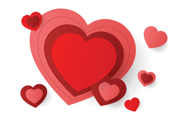 Happy valentine's day illustration. PNG File