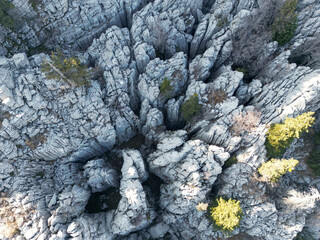 incredible geography in deep pits, bowls and wild mountains