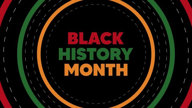 Black history month 4k animation V3