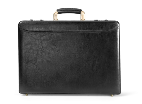 Beautiful new black business briefcase