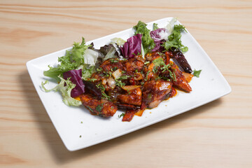 Garlic chili spicy
