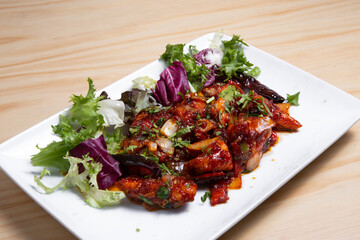 Garlic chili spicy