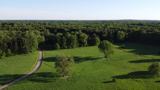 Aerial view of Al Sabo Land  Preserve