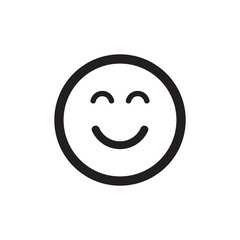 Emotion square smiling face