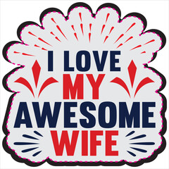 I love my awesome wife