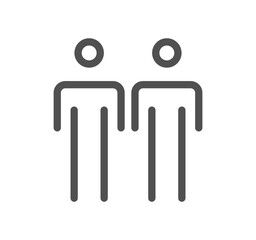 Gender related icon outline and linear vector.