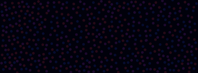 Dark blue and orange Color seamless retro polka dots pattern. Hand painted dots on black background. Grunge baby  Wallpaper Watercolor confetti texture.