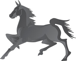 Fototapeta na wymiar Horse Icon, Colored Vector