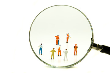 the search for new staff, nowadays search with a magnifying glass - 560472043