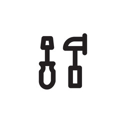 Hammer Outline Icon