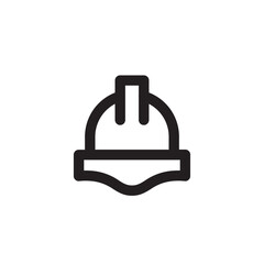 Obraz premium Hard Hat Outline Icon