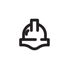 Hard Hat Outline Icon
