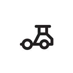 Vibratory Soil Compactor Outline Icon