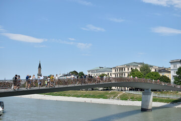 Vistas de la ciudad de Salsburgo en Austria en verano.