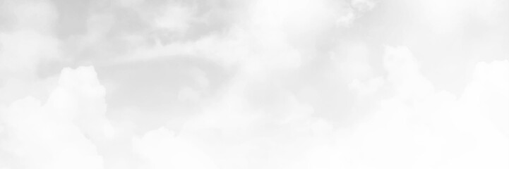 Grey sky. Nature background in panorama view 