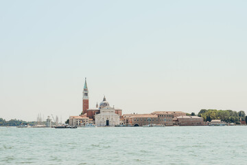Fototapeta na wymiar Vistas desde la Plaza de San Marcos, en Venecia.