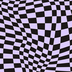 Obraz premium cool distorted checkerboard decoration gingham, plaid, checkered pattern