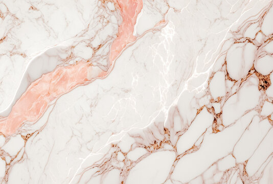 Luxury White Pink Marble texture background. Panoramic Marbling texture design for Banner, invitation, wallpaper, headers, website, print ads, packaging design template.	